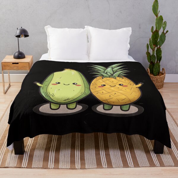 Item preview, Cute Avocado and Pineapple  designed and sold by Game-Graphics.