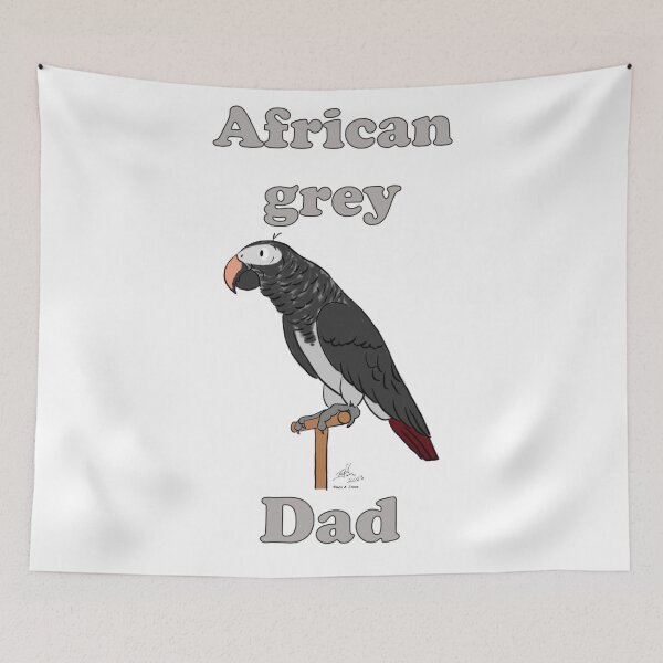 Item preview, African Grey Dad Timneh designed and sold by Laughing Parrot Studio.