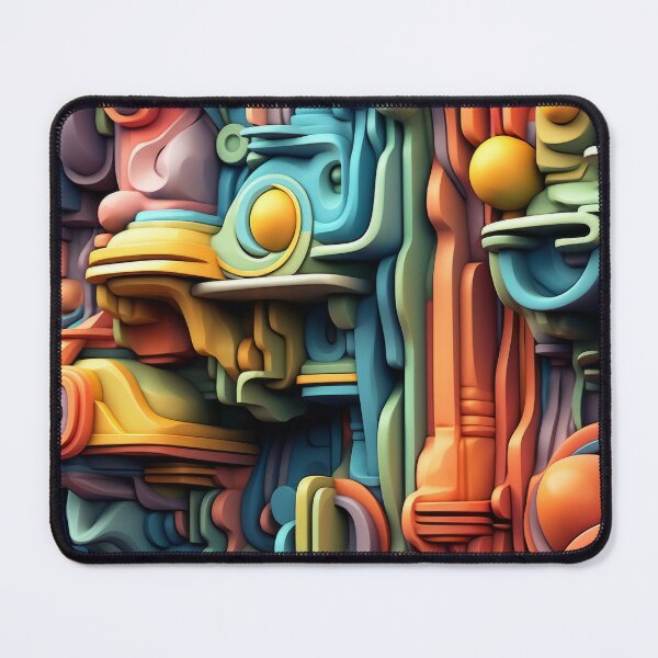 Item preview, Abstract Shapes - Colorful Sculptures with Deep Effects designed and sold by Piotrek0001.