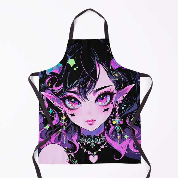 Artikelvorschau, Supersüßes rosa und schwarzes Bubblegoth-Anime-Mädchen entworfen und verkauft von bubblegoth.