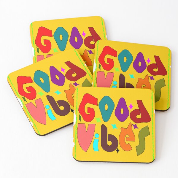Item preview, Good vibes colorful T-shirt designed and sold by NOON tee gallery.