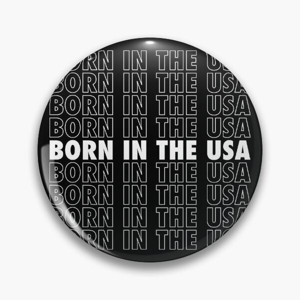 Item preview, Born in the USA (white) designed and sold by didijuca.