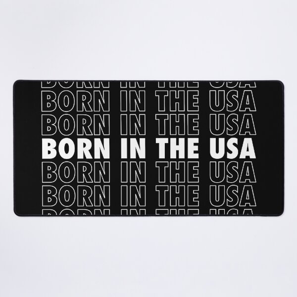 Item preview, Born in the USA (white) designed and sold by didijuca.