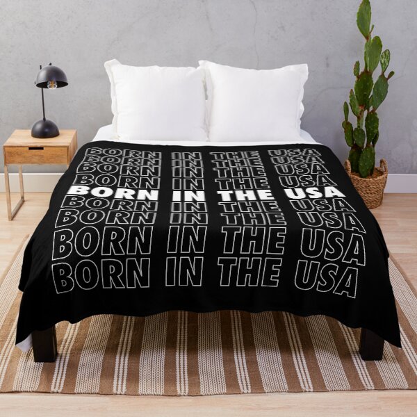 Item preview, Born in the USA (white) designed and sold by didijuca.