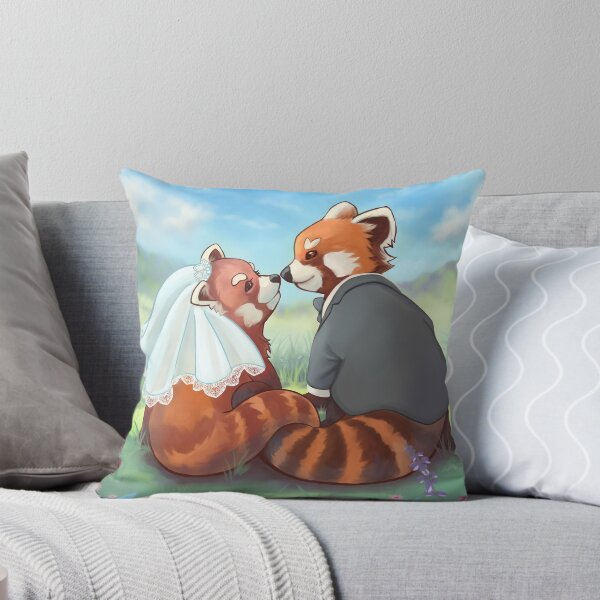 Item preview, Cute Red Panda Couple designed and sold by Adrienn Ecsedi.