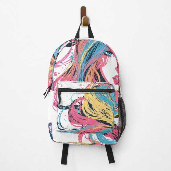 Item preview, colorfull abstract girl face designed and sold by TTR3.