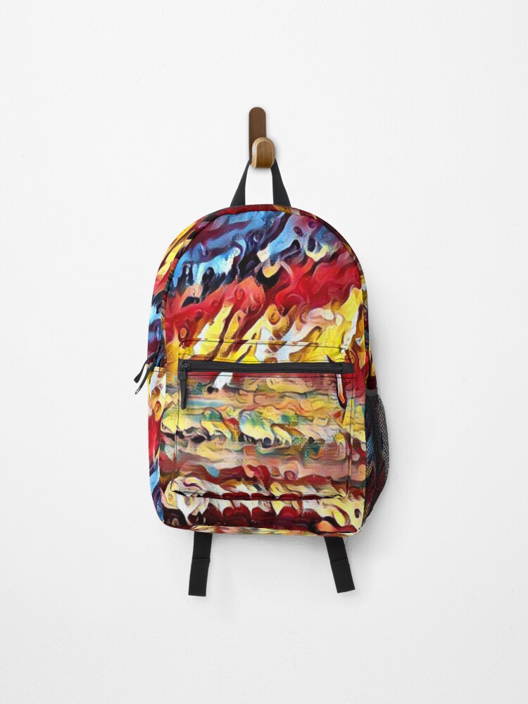 Thumbnail 1 of 3, Backpack, Two Sailboats Racing designed and sold by Profitrip.
