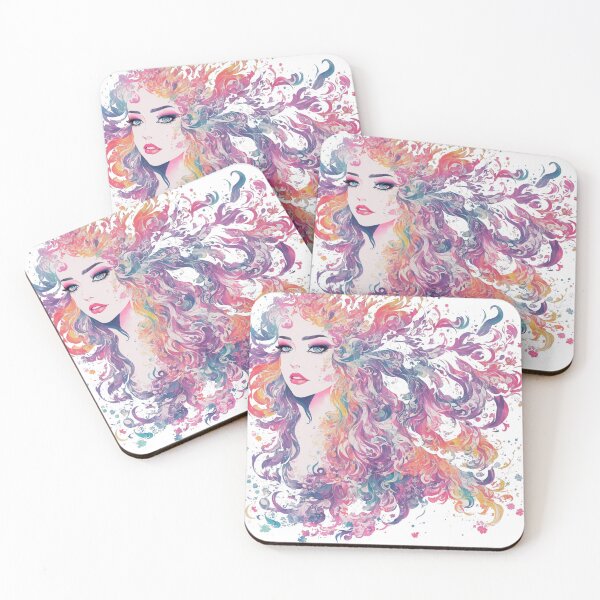 Item preview, colorfull abstract girl face_v3 designed and sold by TTR3.