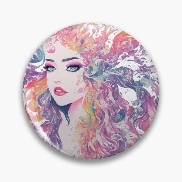 Item preview, cara de niña abstracta colorida_v3 designed and sold by TTR3.