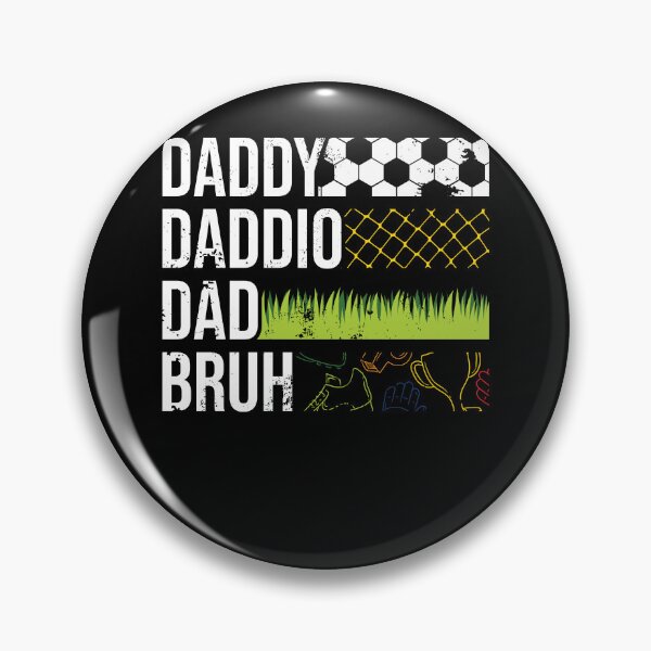 Item preview, Funny Soccer Daddy Daddio Dad Bruh designed and sold by Crush Retro®.