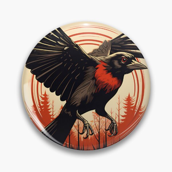 Item preview, Black bird red logo graphic  designed and sold by AndyMcBird.