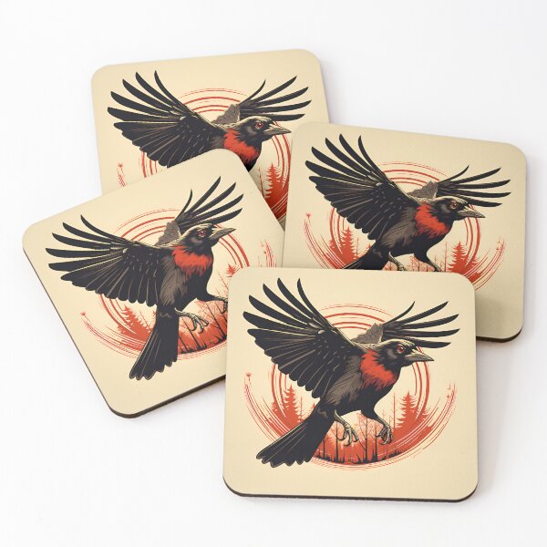 Item preview, Black bird red logo graphic  designed and sold by AndyMcBird.