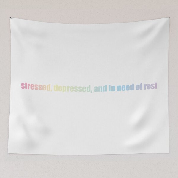 Item preview, Stressed, Depressed, and In Need of Rest designed and sold by anikapurart.