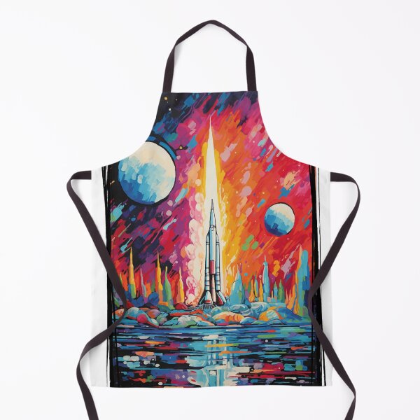 Item preview, Rocket Ship Landing Abstract Art designed and sold by TotallySpiffing.
