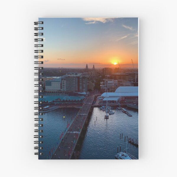 Item preview, Urban Serenity: Sunset Over Darling Harbour, Sydney designed and sold by AltitudeEchoes.