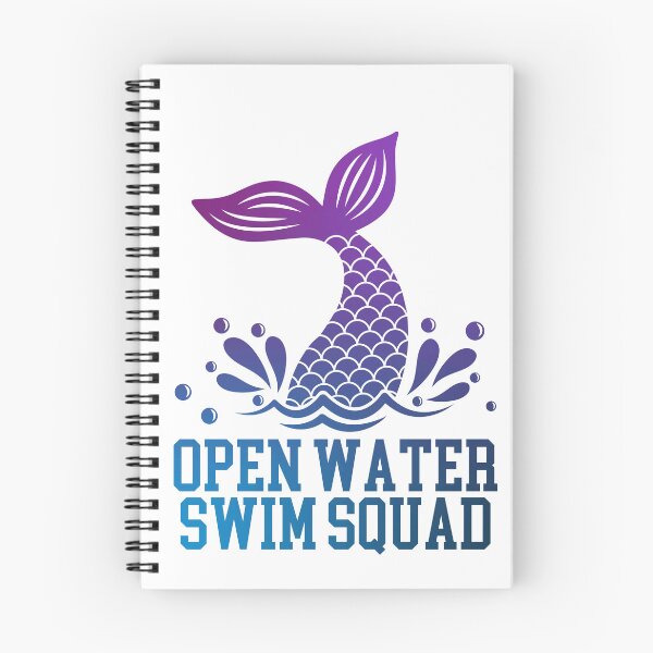 Item preview, Open water swim squad - mermaid vibes designed and sold by EvergreenWhimsy.