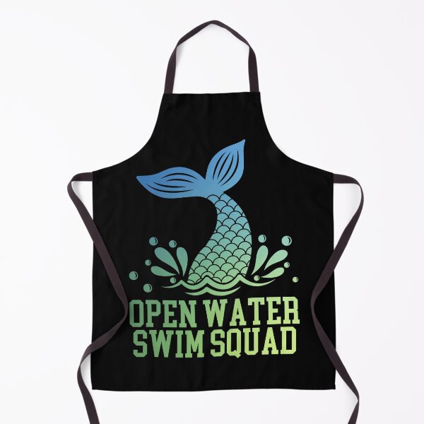 Item preview, Open water swim squad - mermaid vibes designed and sold by EvergreenWhimsy.