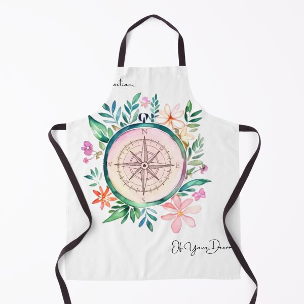 Item preview, follow the irection of your dreams m compass with flowers designed and sold by SoHaeYoung.