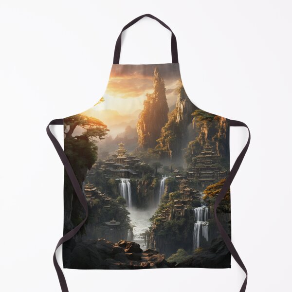 Aperçu de l'œuvre Digital Mirage: Sunlit Waterfall in Pixel Precision - 19 créée et vendue par Moisky Art.