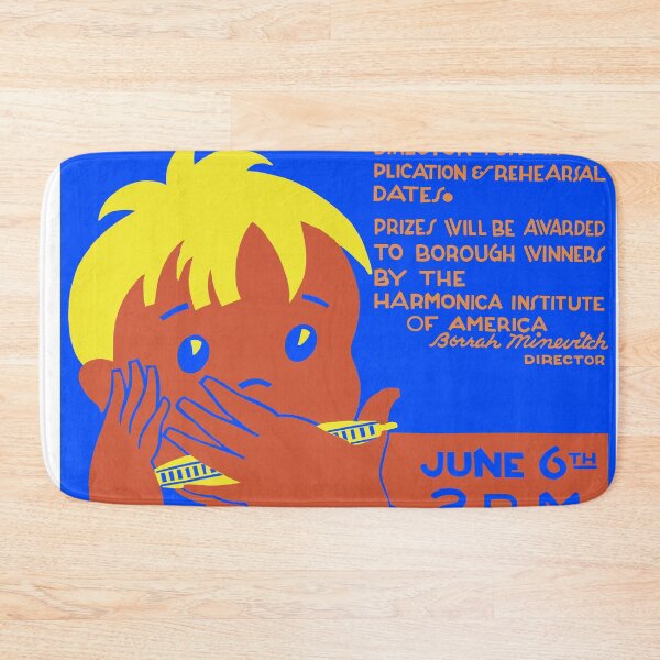 Item preview, WPA Poster—Harmonica Contest designed and sold by Chuck Mountain Poster Art.