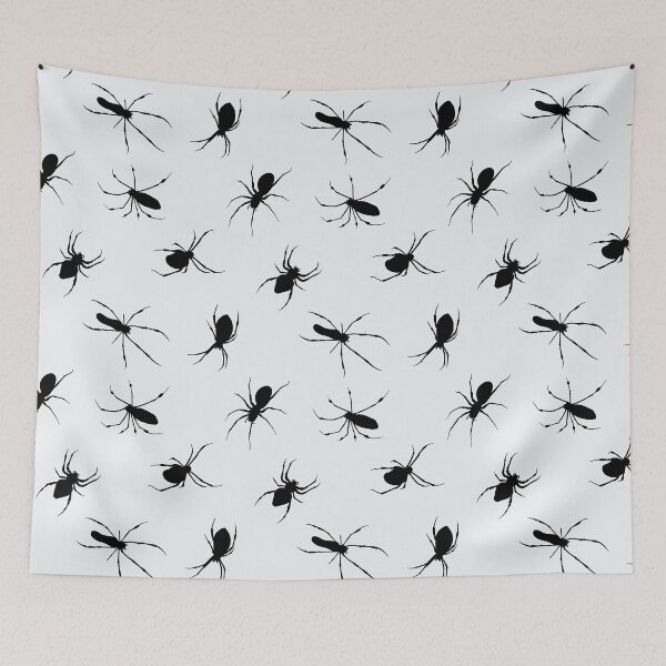 Item preview, Creepy Black Spiders designed and sold by CreativeDraws42.
