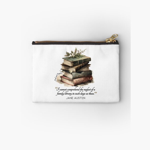 Item preview, Jane Austen quote - I cannot comprehend the neglect of a family library in such days as these.  designed and sold by MerytonGallery.