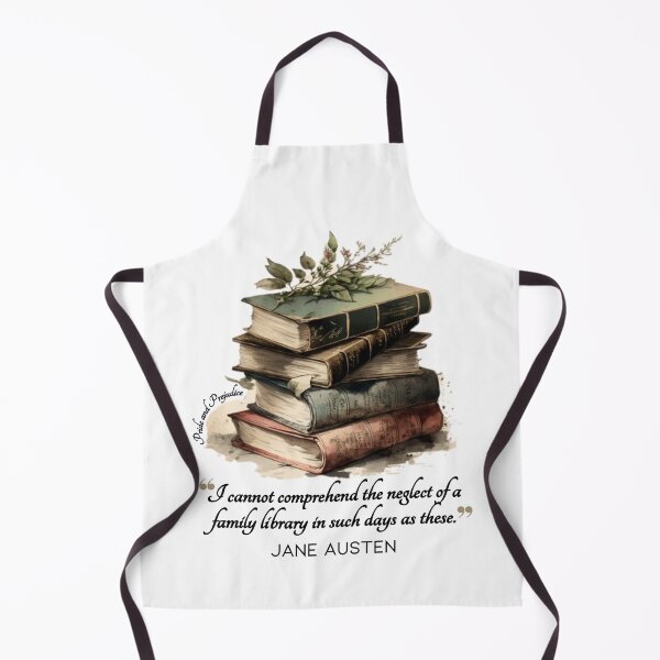 Item preview, Jane Austen quote - I cannot comprehend the neglect of a family library in such days as these. designed and sold by MerytonGallery.