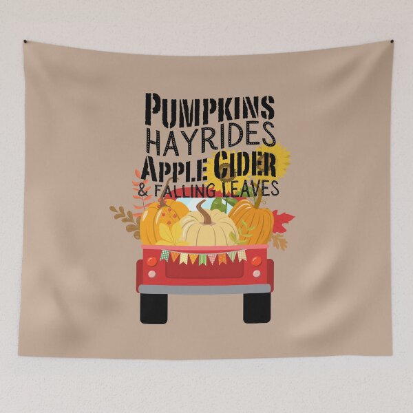 Item preview, Pumpkins Hayrides Apple Cider Falling Leaves Autumn Season designed and sold by SunfullyYours.