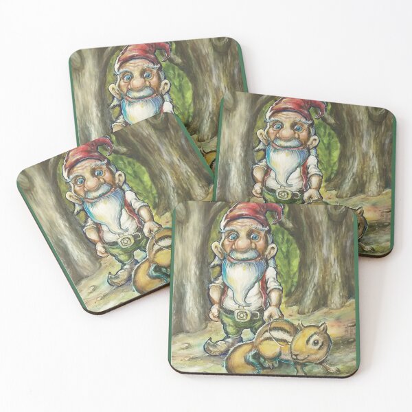 Item preview, Gnome and Chipmunk designed and sold by Diddleho-Studio.