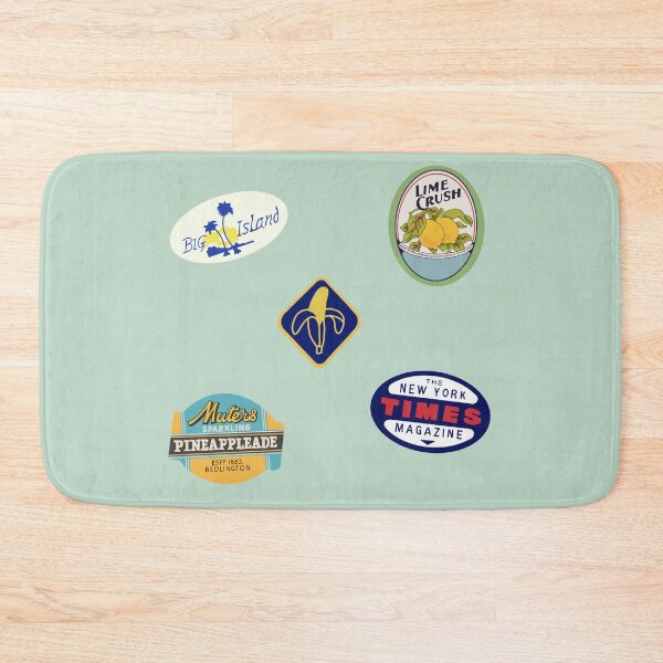 Item preview, Retro fruit labels  designed and sold by Clembr.
