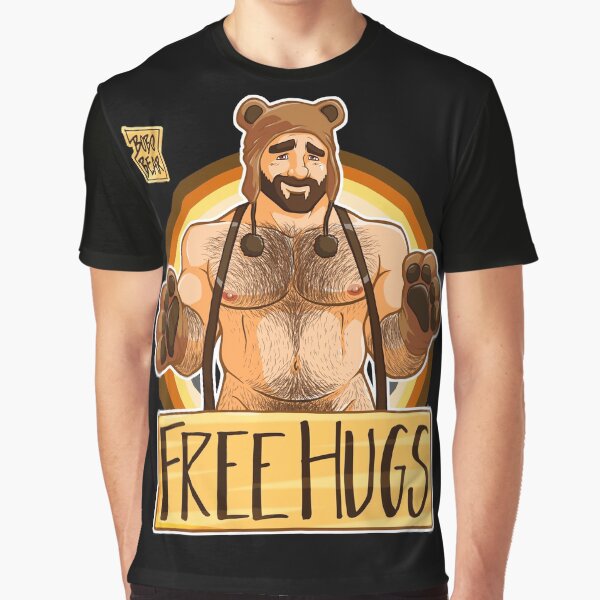 ADAM LIKES HUGS - BEAR PRIDE Graphic T-Shirt
