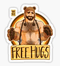 ADAM LIKES HUGS - BEAR PRIDE Sticker