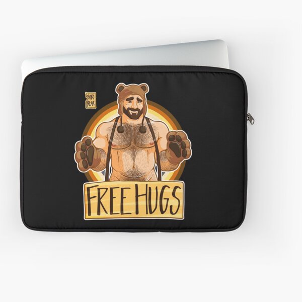 ADAM LIKES HUGS - BEAR PRIDE Laptop Sleeve