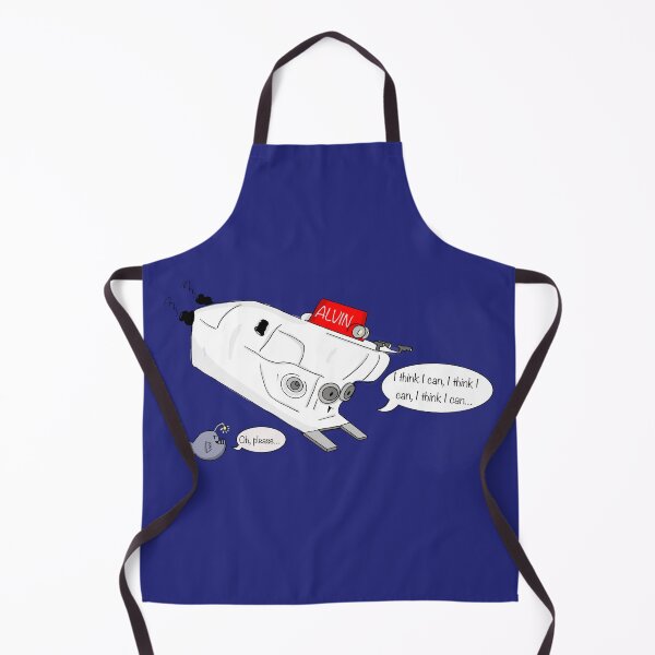 Item preview, Alvin, the Courageous Submersible" Cartoon Print - Inspirational Design designed and sold by blue-planet-art.
