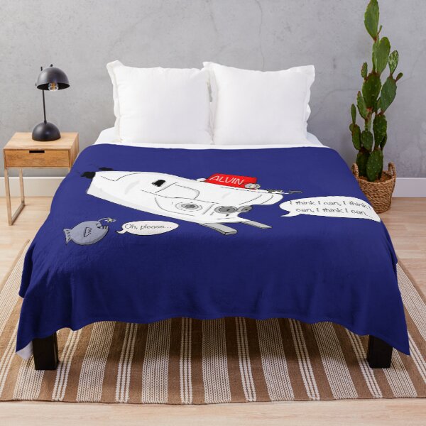 Item preview, Alvin, the Courageous Submersible" Cartoon Print - Inspirational Design designed and sold by blue-planet-art.