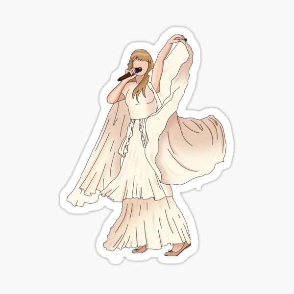 Taylor Swift Eras Tour Folklore Sticker For Sale By Mkiewis Redbubble