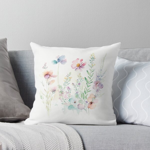 Item preview, Pastel Watercolor Wildflower # 2 designed and sold by JileeArt.