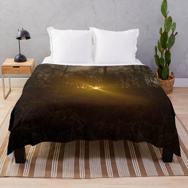 Item preview, Sun Beaming Through Fern Forest designed and sold by FeralMinds.