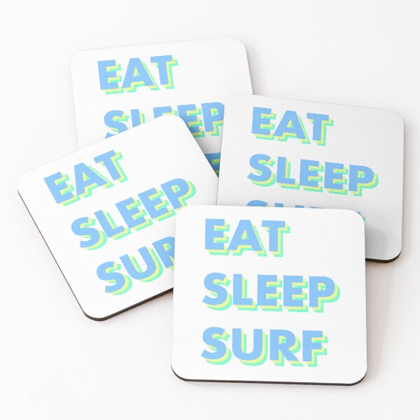 Item preview, Eat Sleep Surf - Word Design with Popout Lettering designed and sold by 420igor.