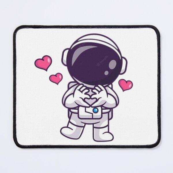 Item preview, Cute astronaut with love sign hand designed and sold by Stre1f.