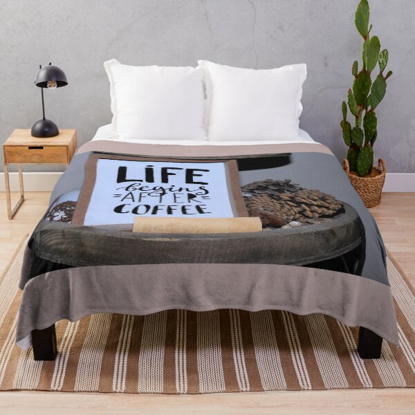 Item preview, Life Begins after Coffee designed and sold by ROBERTDBROZEK.