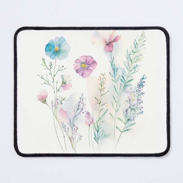 Item preview, Pastel Watercolor Wildflower # 1 designed and sold by JileeArt.