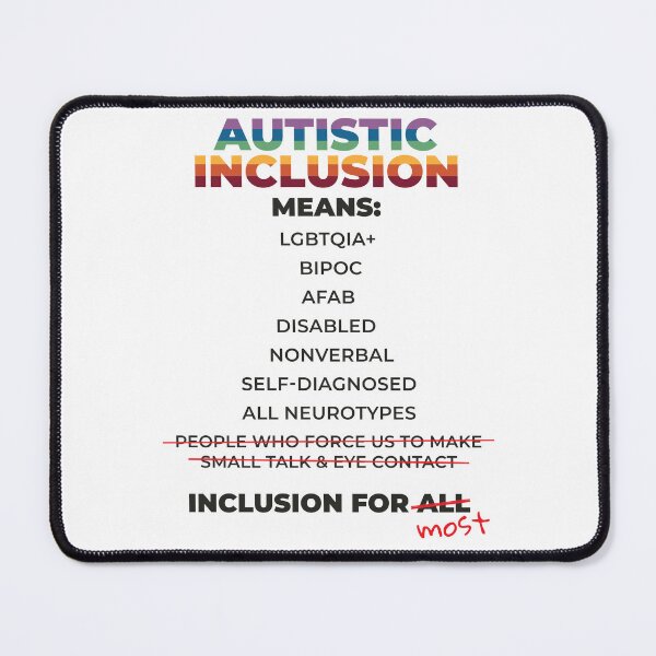 Item preview, Autistic Inclusion  designed and sold by AL-ND-Alliance.