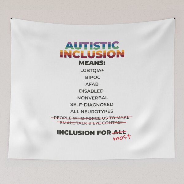 Item preview, Autistic Inclusion  designed and sold by AL-ND-Alliance.