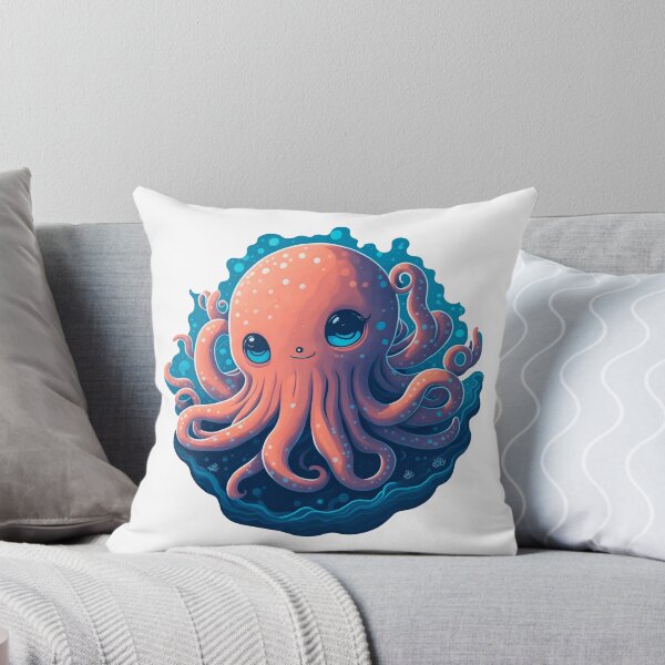 Item preview, Wonders of the ocean, smiling octopus in the depth designed and sold by EnzoGatti.