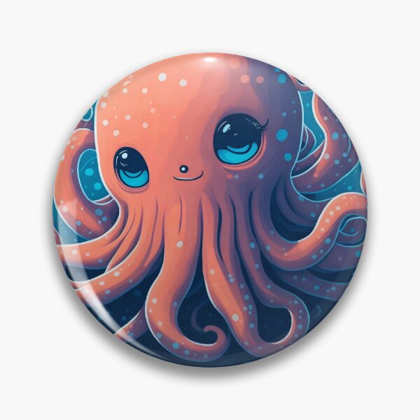 Item preview, Wonders of the ocean, smiling octopus in the depth designed and sold by EnzoGatti.