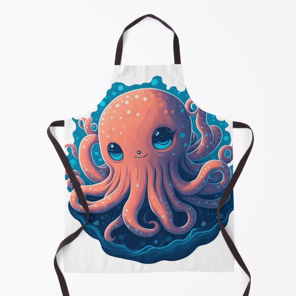 Item preview, Wonders of the ocean, smiling octopus in the depth designed and sold by EnzoGatti.