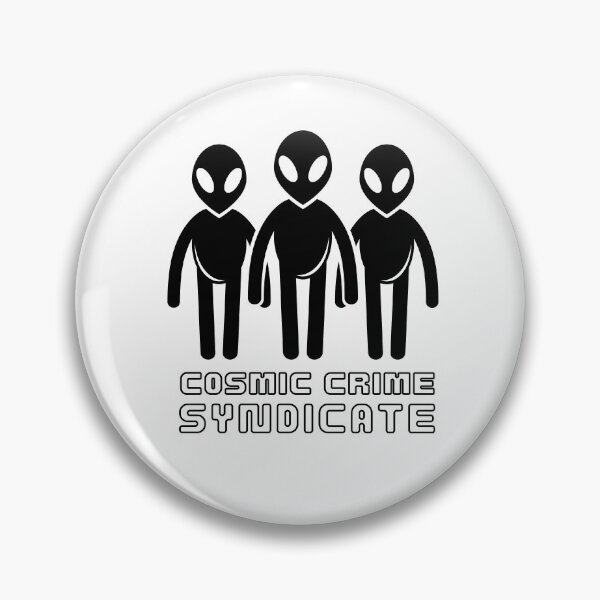 Item preview, Space Humor: Cosmic Crime Syndicate Alien Warlords designed and sold by GoblinBoutique.