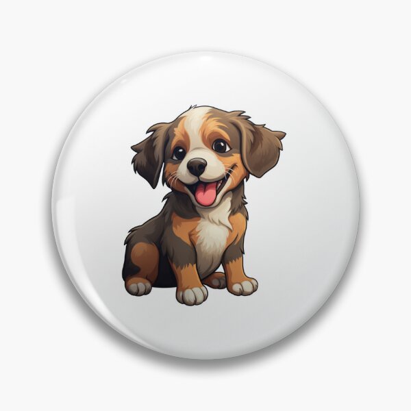 Aperçu de l'œuvre Le chiot le plus souriant créée et vendue par SmileshareShop.