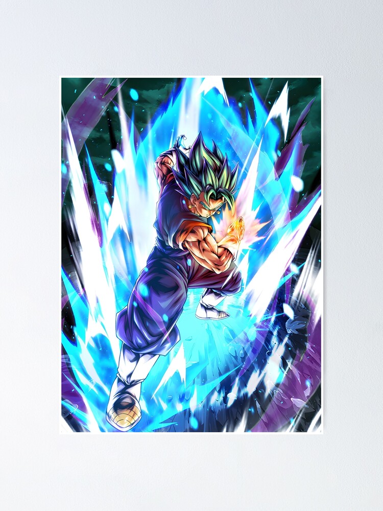 Blue Vegito & Blue Gogeta Drawstring Bag by thomasDten-Art